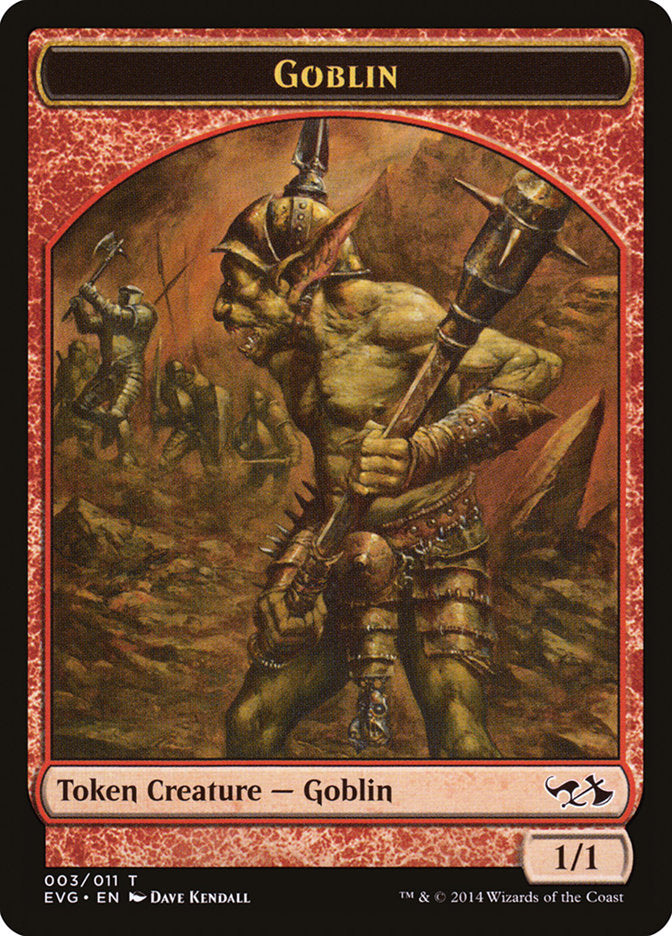 Goblin Token (Elves vs. Goblins) [Duel Decks Anthology Tokens] | Good Games Morley