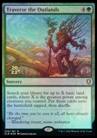 Traverse the Outlands [Commander Legends: Battle for Baldur's Gate Prerelease Promos] | Good Games Morley