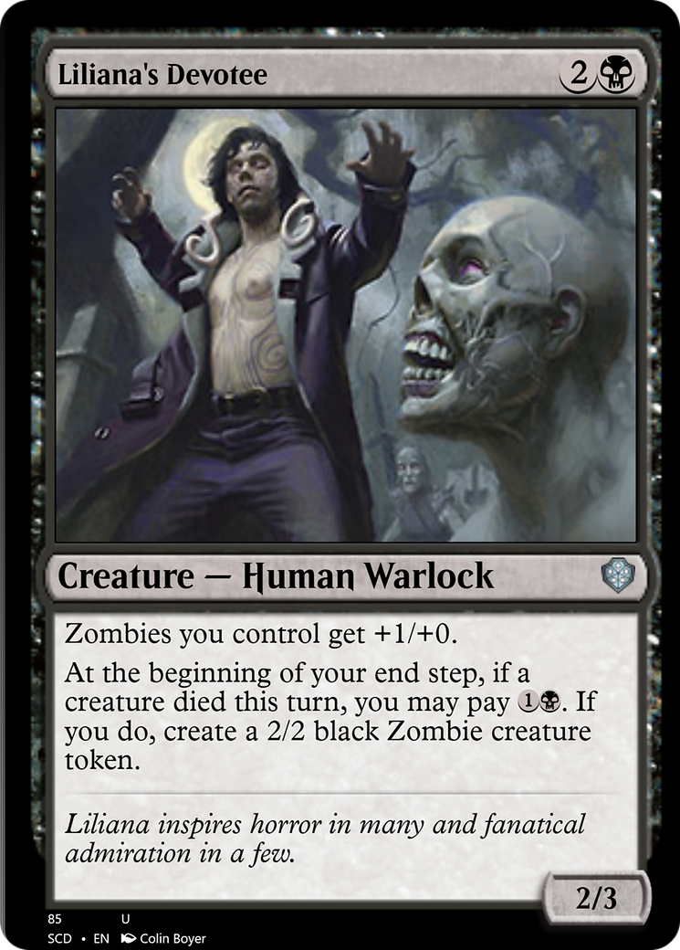 Liliana's Devotee [Starter Commander Decks] | Good Games Morley