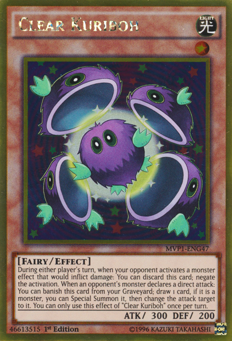 Clear Kuriboh [MVP1-ENG47] Gold Rare | Good Games Morley