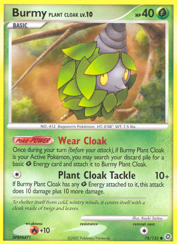 Burmy Plant Cloak (78/132) [Diamond & Pearl: Secret Wonders] | Good Games Morley