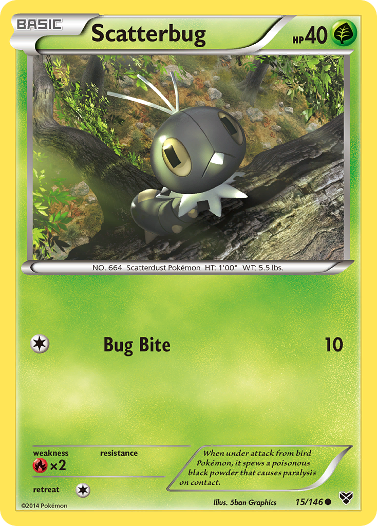Scatterbug (15/146) [XY: Base Set] | Good Games Morley