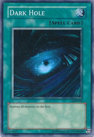 Dark Hole (Spell) [LOB-052] Super Rare | Good Games Morley