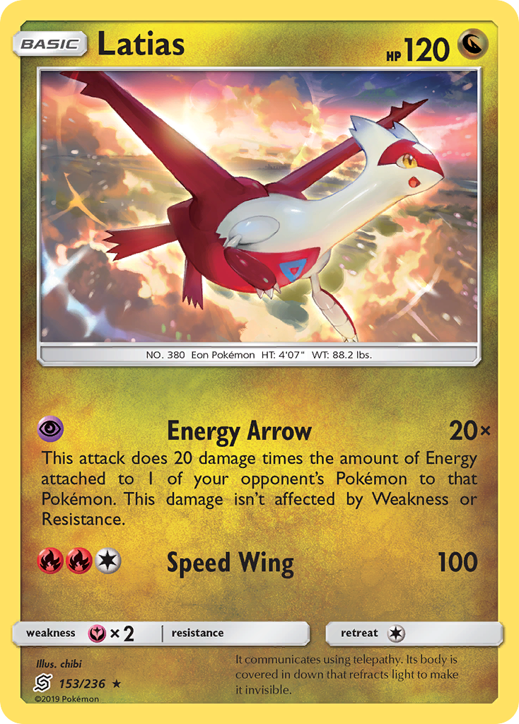 Latias (153/236) [Sun & Moon: Unified Minds] | Good Games Morley