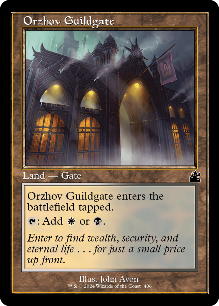 Orzhov Guildgate (Retro Frame) [Ravnica Remastered] | Good Games Morley