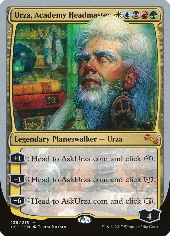 Urza, Academy Headmaster [Unstable] | Good Games Morley