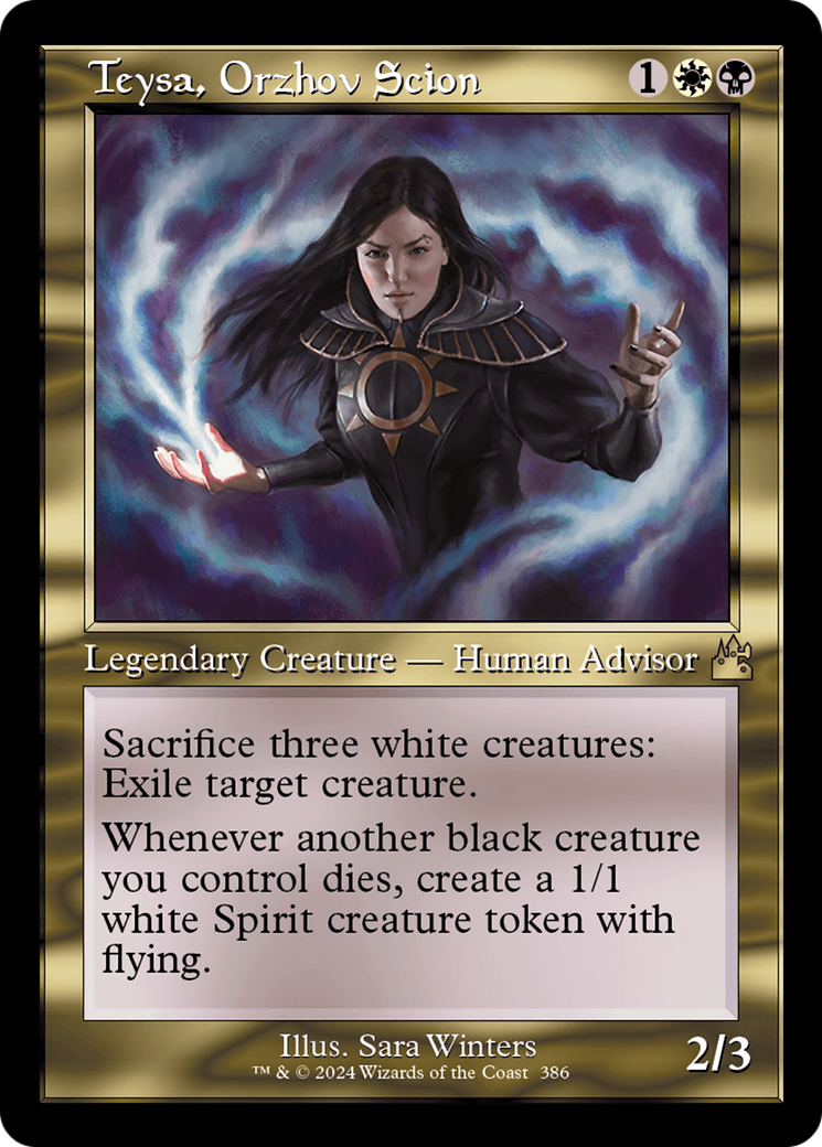Teysa, Orzhov Scion (Retro Frame) [Ravnica Remastered] | Good Games Morley
