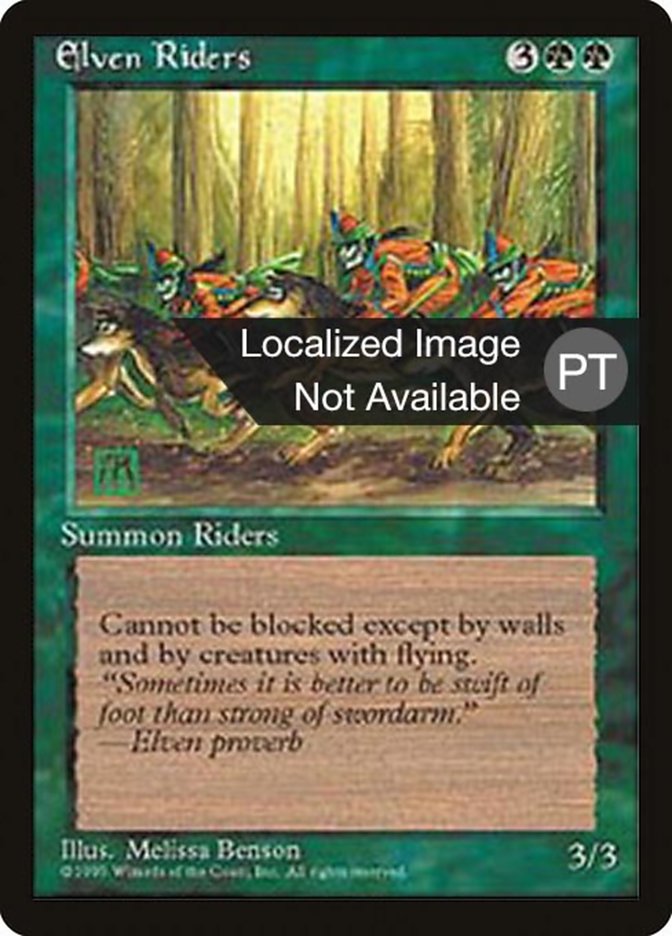 Elven Riders [Fourth Edition (Foreign Black Border)] | Good Games Morley