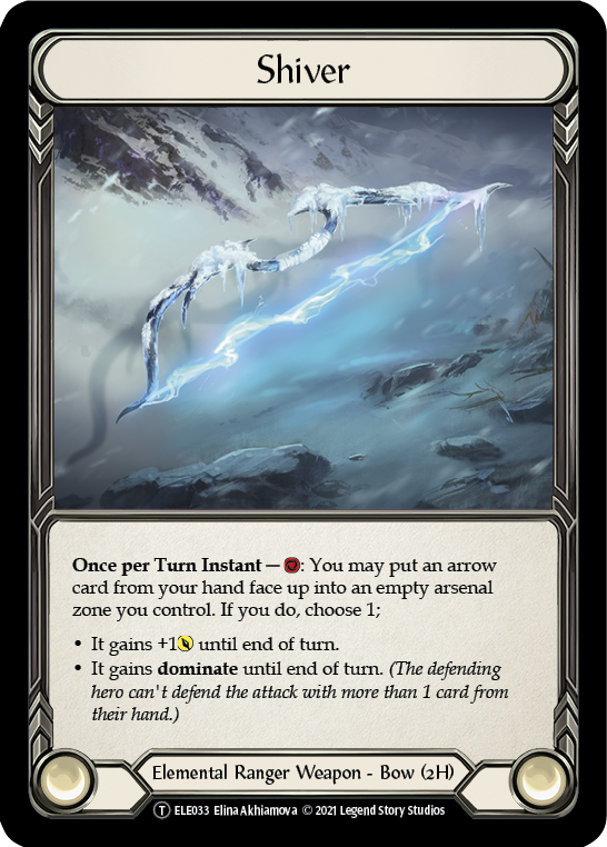 Embodiment of Earth // Shiver [U-ELE109 // U-ELE033] (Tales of Aria Unlimited)  Unlimited Normal | Good Games Morley