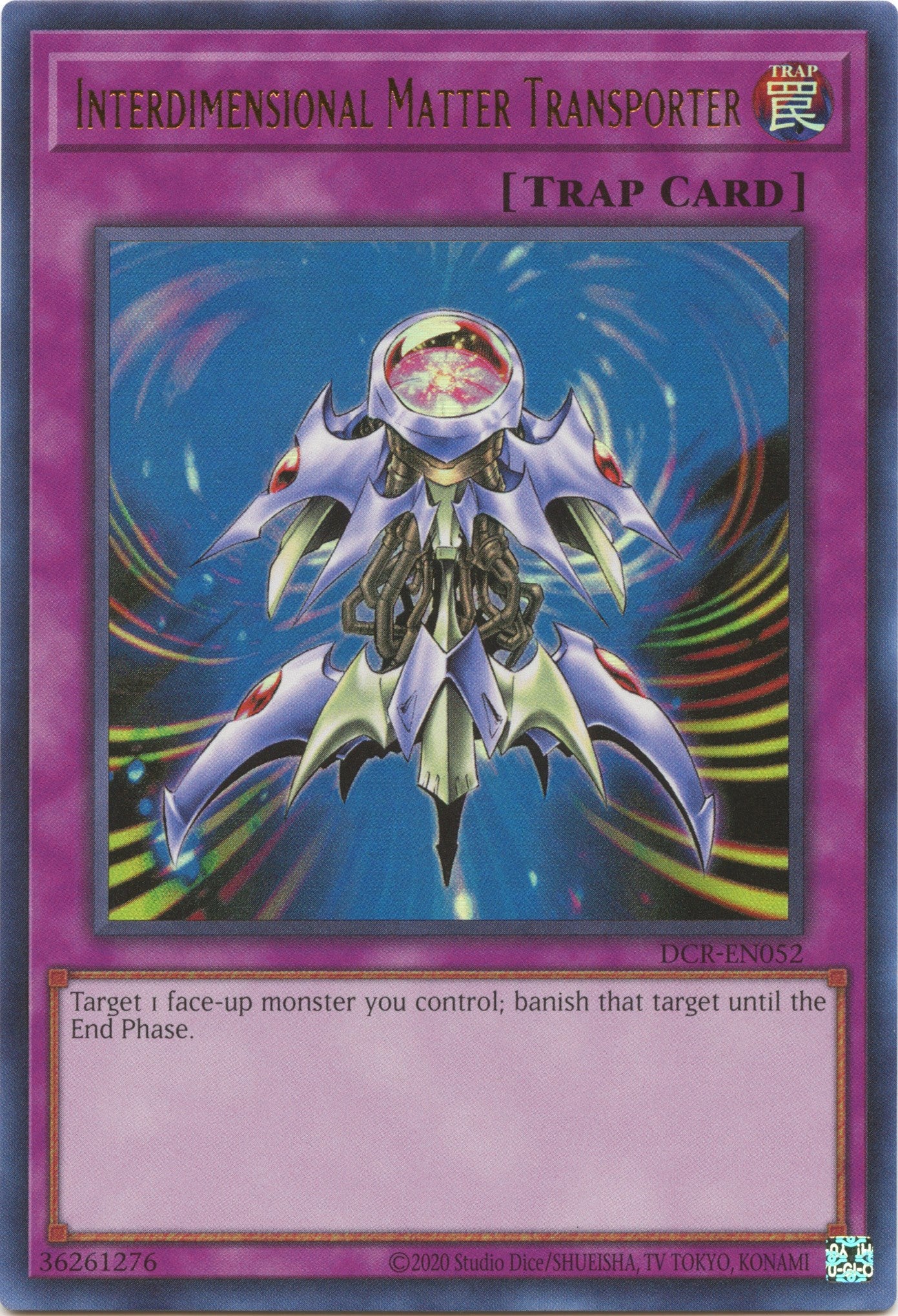 Interdimensional Matter Transporter (25th Anniversary) [DCR-EN052] Ultra Rare | Good Games Morley