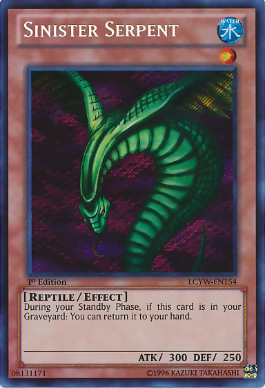 Sinister Serpent [LCYW-EN154] Secret Rare | Good Games Morley