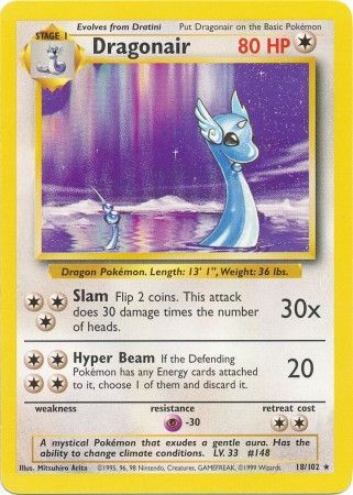 Dragonair (18/102) [Base Set Unlimited] | Good Games Morley