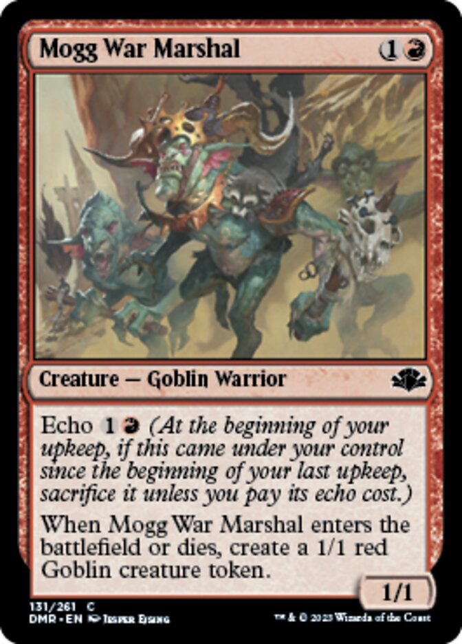 Mogg War Marshal [Dominaria Remastered] | Good Games Morley