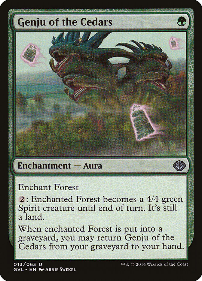 Genju of the Cedars (Garruk vs. Liliana) [Duel Decks Anthology] | Good Games Morley