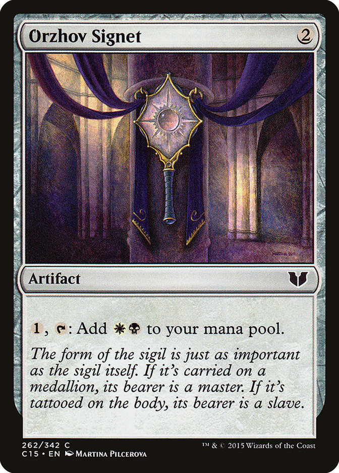 Orzhov Signet [Commander 2015] | Good Games Morley