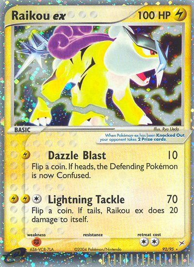 Raikou ex (92/95) [EX: Team Magma vs Team Aqua] | Good Games Morley