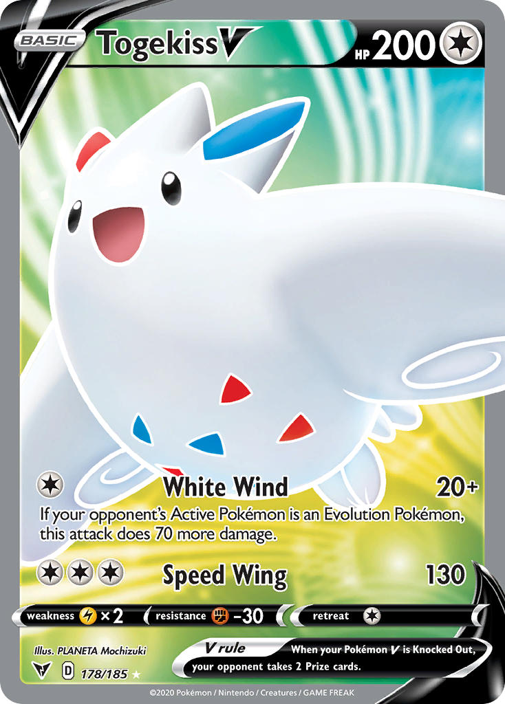 Togekiss V (178/185) [Sword & Shield: Vivid Voltage] | Good Games Morley