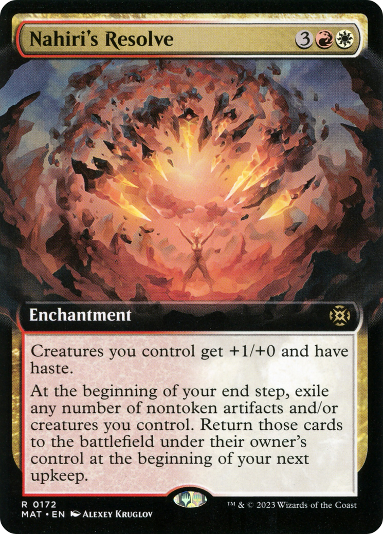 Nahiri's Resolve (Extended Art) [March of the Machine: The Aftermath] | Good Games Morley