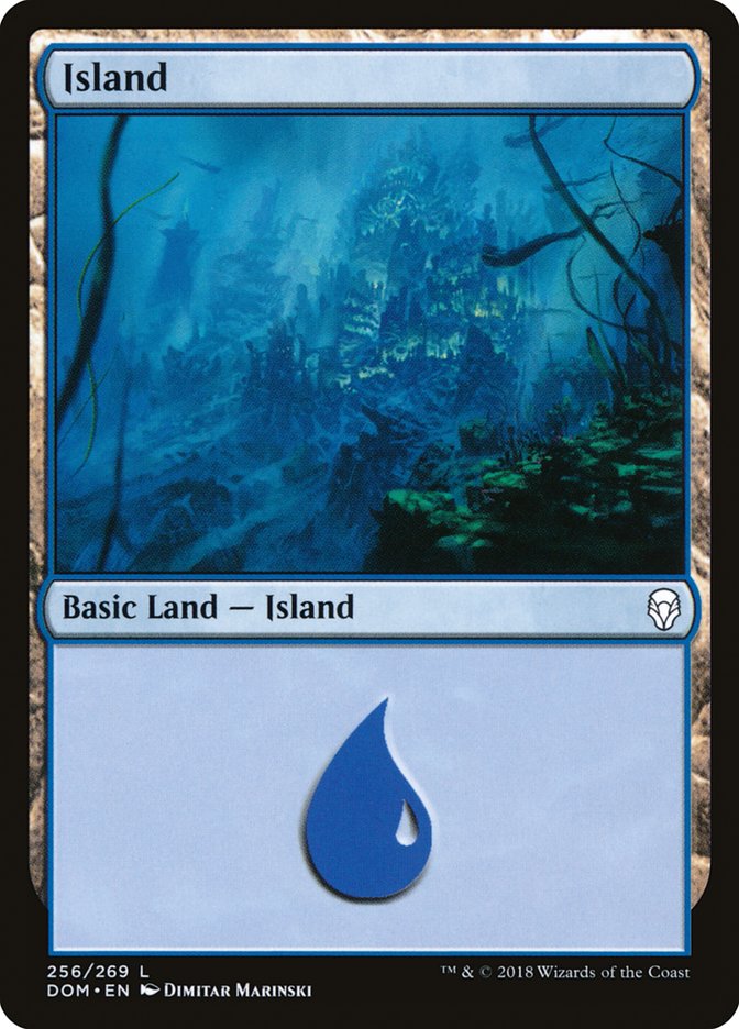 Island (256) [Dominaria] | Good Games Morley