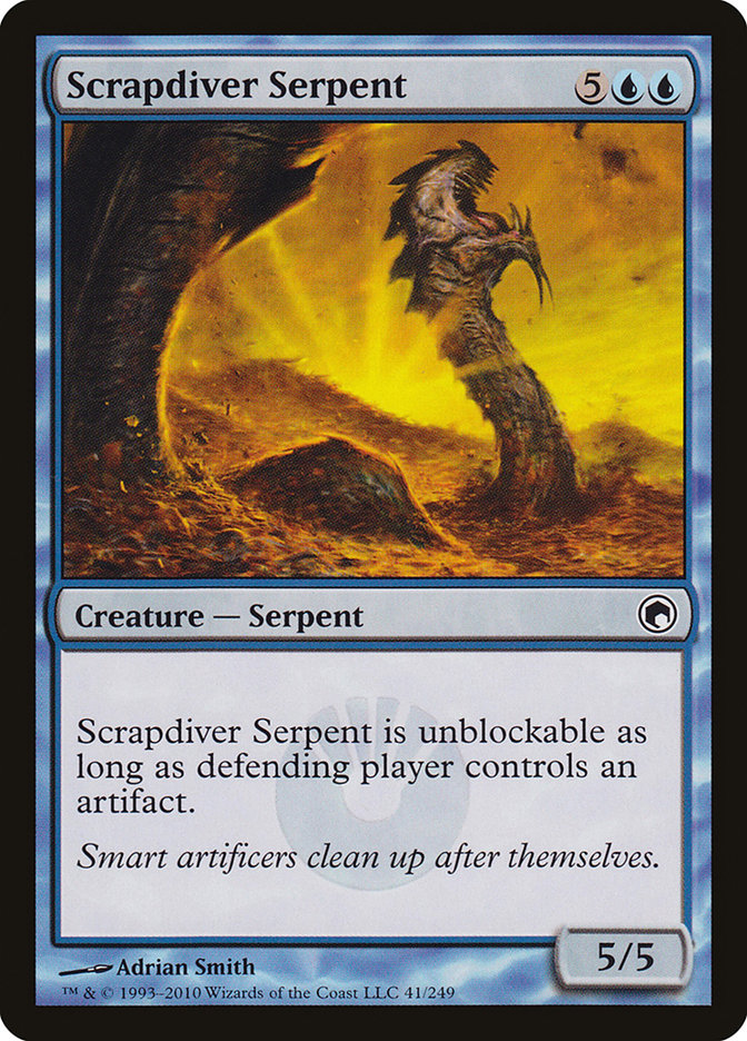 Scrapdiver Serpent [Scars of Mirrodin] | Good Games Morley