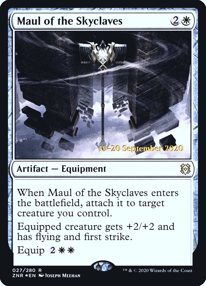 Maul of the Skyclaves [Zendikar Rising Prerelease Promos] | Good Games Morley