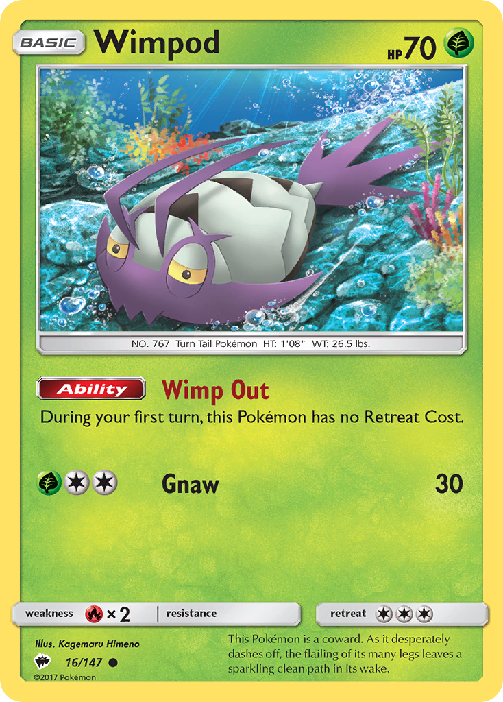 Wimpod (16/147) [Sun & Moon: Burning Shadows] | Good Games Morley