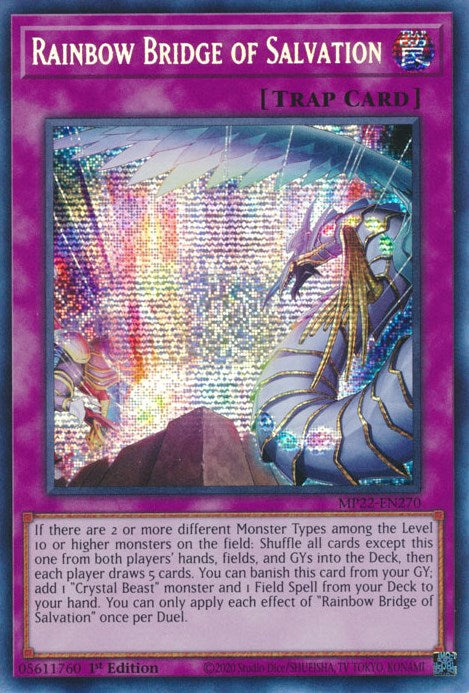 Rainbow Bridge of Salvation [MP22-EN270] Prismatic Secret Rare | Good Games Morley