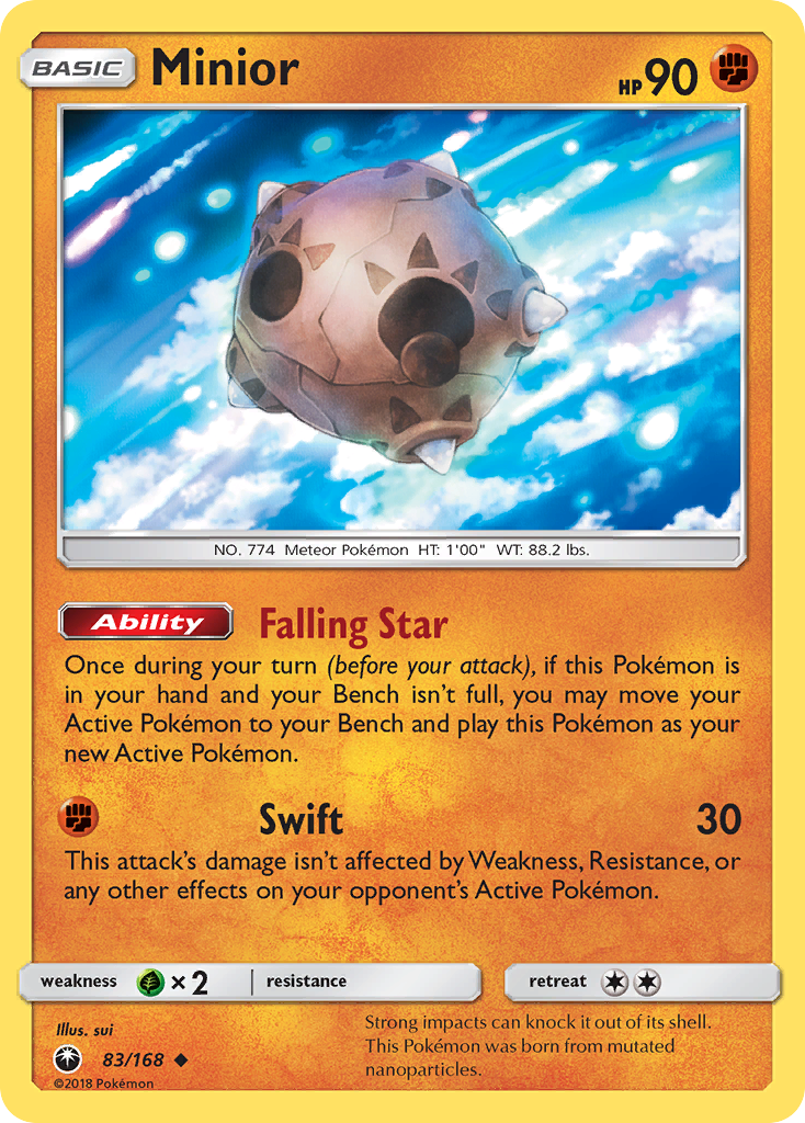Minior (83/168) [Sun & Moon: Celestial Storm] | Good Games Morley