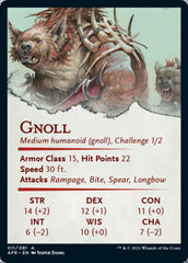 Gnoll Art Card (Gold-Stamped Signature) [Dungeons & Dragons: Adventures in the Forgotten Realms Art Series] | Good Games Morley