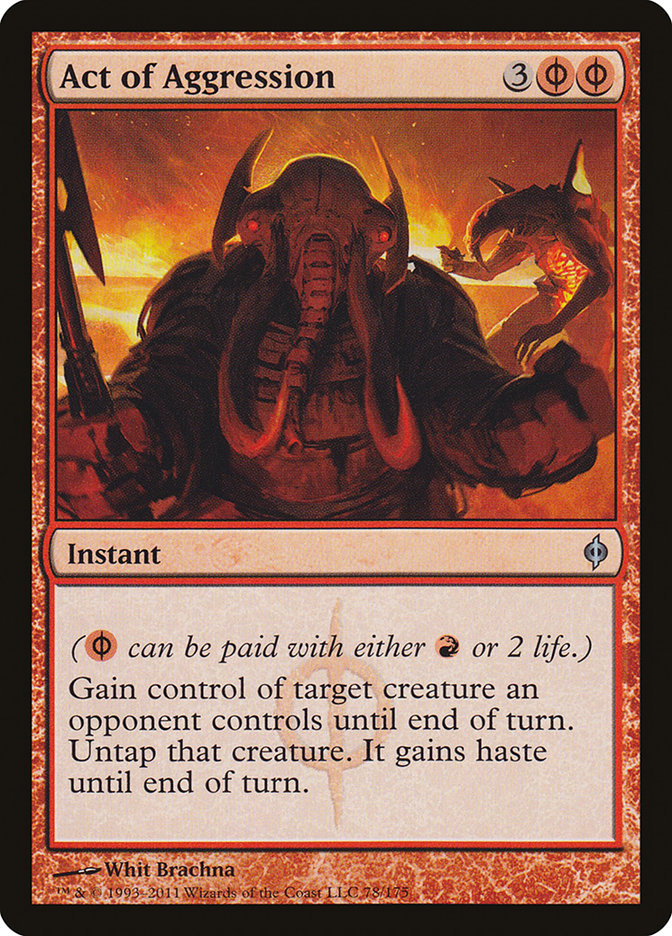 Act of Aggression [New Phyrexia] | Good Games Morley