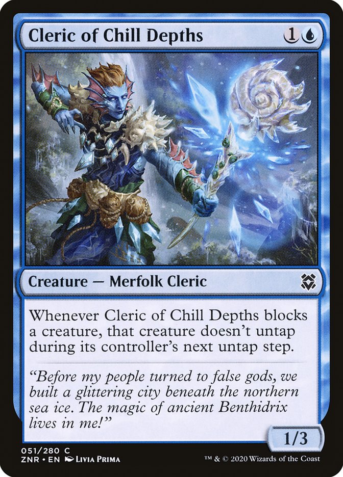 Cleric of Chill Depths [Zendikar Rising] | Good Games Morley