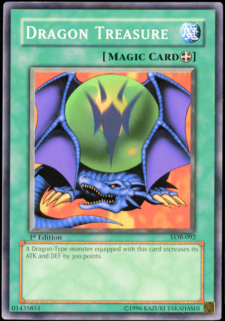 Dragon Treasure [LOB-092] Common | Good Games Morley