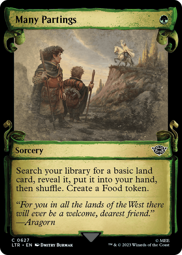 Many Partings [The Lord of the Rings: Tales of Middle-Earth Showcase Scrolls] | Good Games Morley