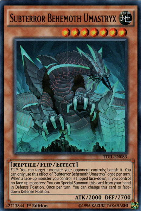 Subterror Behemoth Umastryx [TDIL-EN083] Ultra Rare | Good Games Morley
