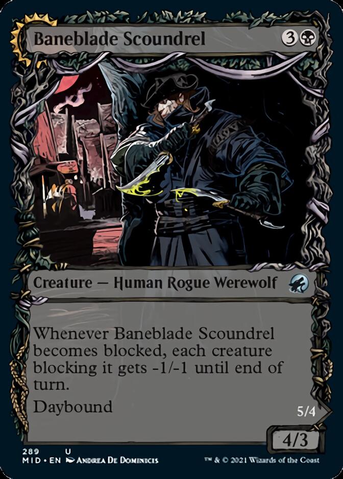 Baneblade Scoundrel // Baneclaw Marauder (Showcase Equinox) [Innistrad: Midnight Hunt] | Good Games Morley