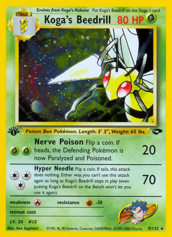 Koga's Beedrill (9/132) [Gym Challenge 1st Edition] | Good Games Morley
