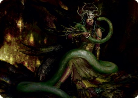 Saryth, the Viper's Fang Art Card [Innistrad: Midnight Hunt Art Series] | Good Games Morley