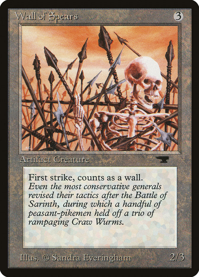Wall of Spears [Antiquities] | Good Games Morley