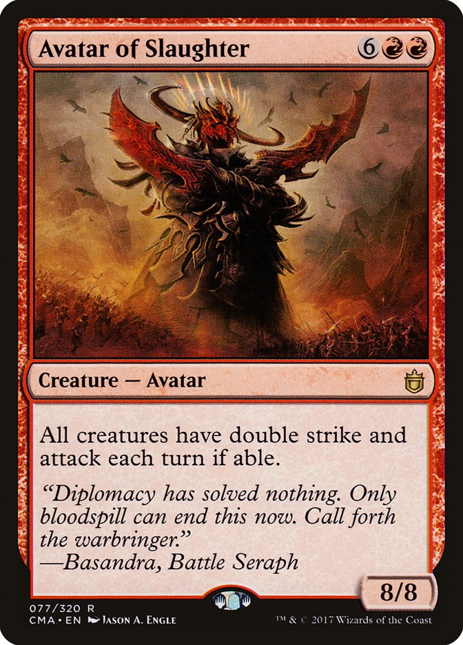 Avatar of Slaughter [Commander Anthology] | Good Games Morley