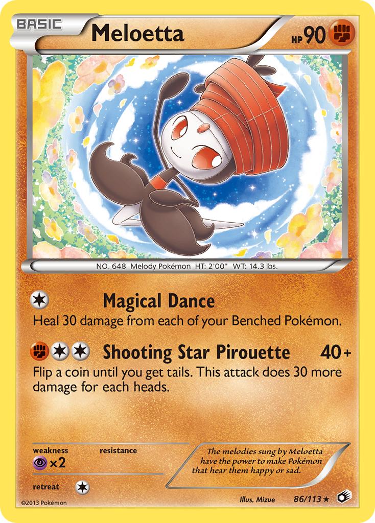 Meloetta (86/113) [Black & White: Legendary Treasures] | Good Games Morley