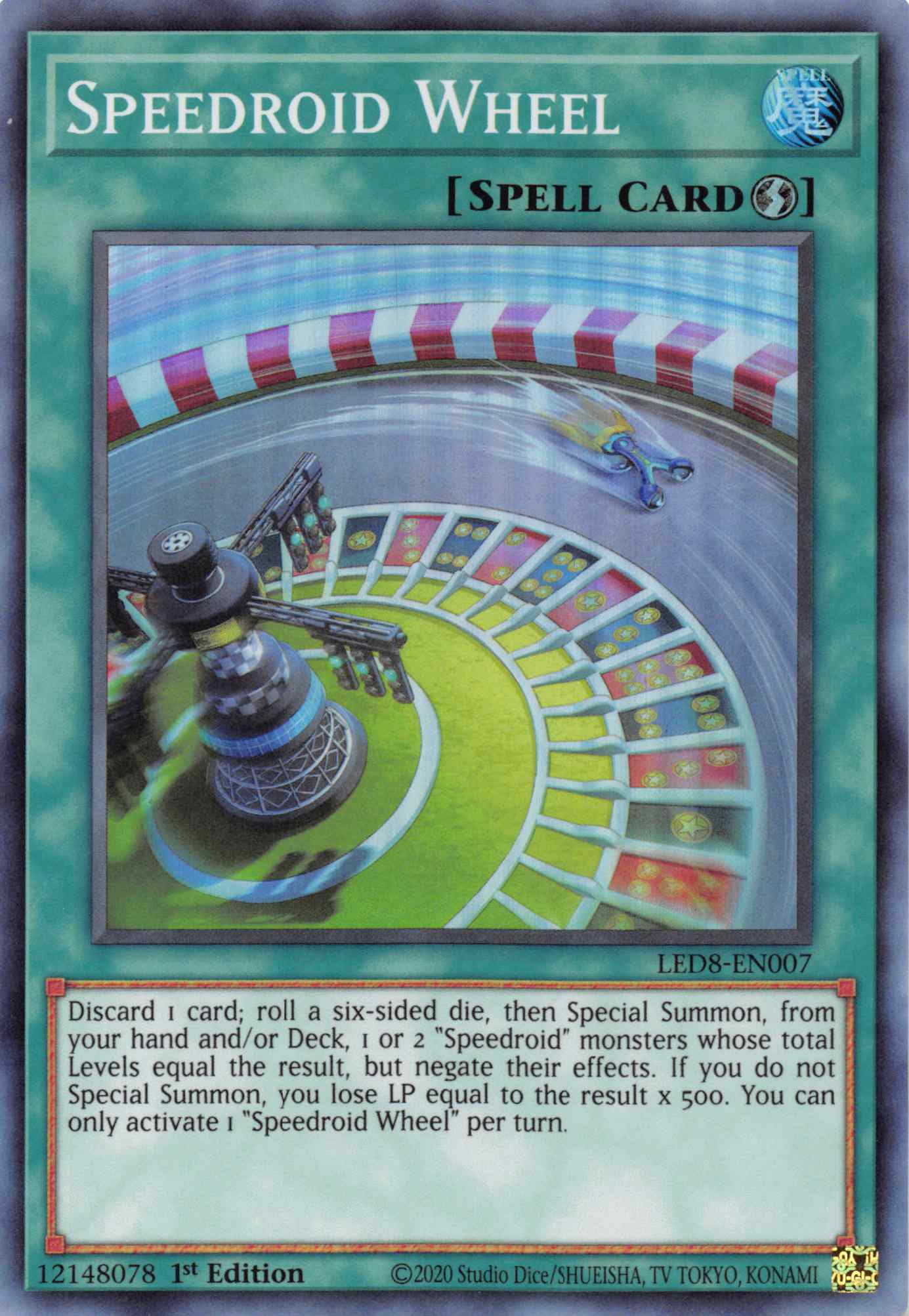 Speedroid Wheel [LED8-EN007] Super Rare | Good Games Morley