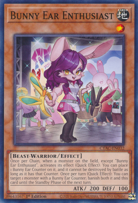 Bunny Ear Enthusiast [CYAC-EN032] Common | Good Games Morley