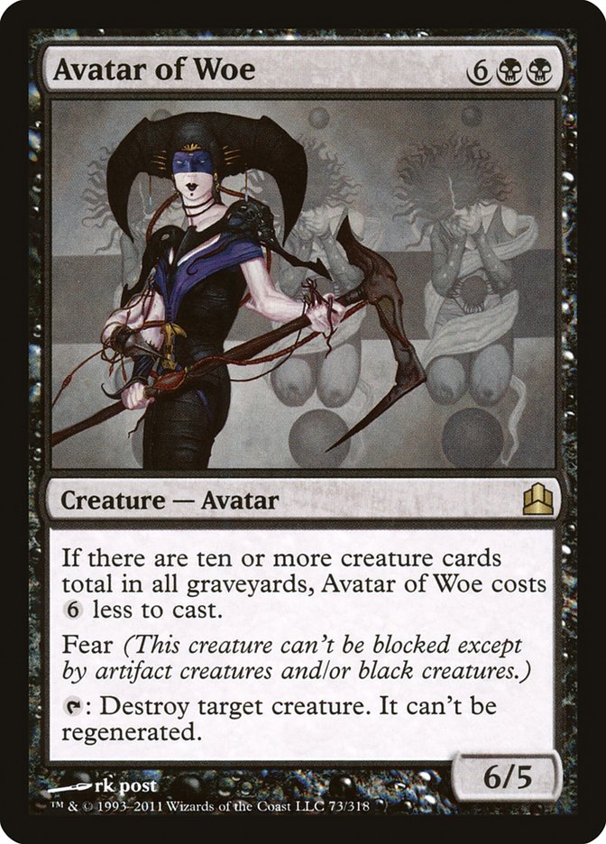 Avatar of Woe [Commander 2011] | Good Games Morley