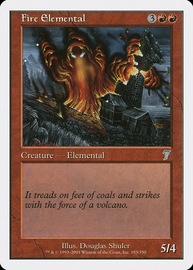 Fire Elemental [Seventh Edition] | Good Games Morley