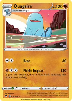 Quagsire (084/185) [Sword & Shield: Vivid Voltage] | Good Games Morley