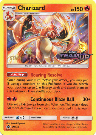 Charizard (SM158) (Staff) [Sun & Moon: Black Star Promos] | Good Games Morley