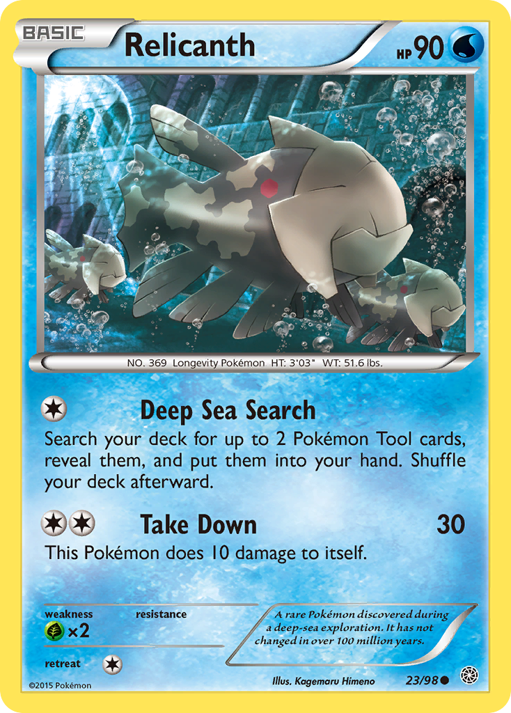 Relicanth (23/98) [XY: Ancient Origins] | Good Games Morley