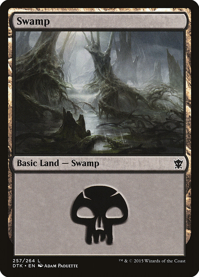 Swamp (257) [Dragons of Tarkir] | Good Games Morley