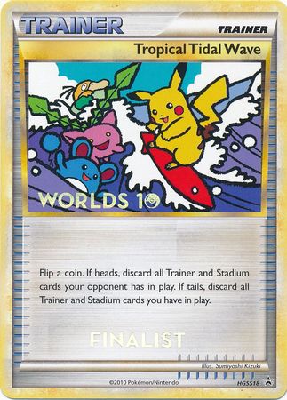 Tropical Tidal Wave (HGSS18) (Finalist) [HeartGold & SoulSilver: Black Star Promos] | Good Games Morley