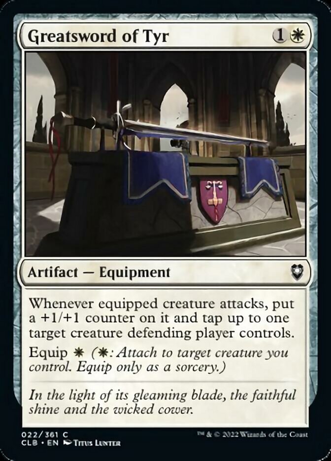 Greatsword of Tyr [Commander Legends: Battle for Baldur's Gate] | Good Games Morley